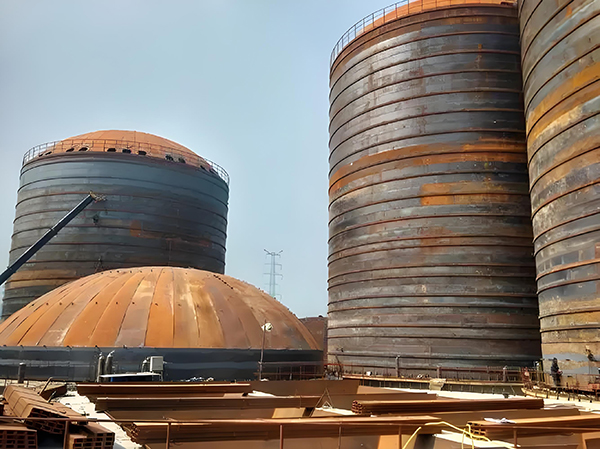 江汉石油管理局焦粉钢板仓